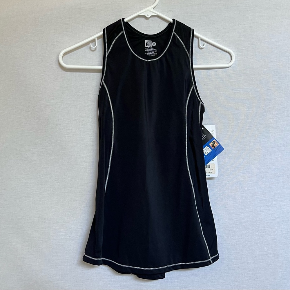 DESOTO Forza Compressor Triathlon Trigear Black Athletic Tank Top w/Pockets